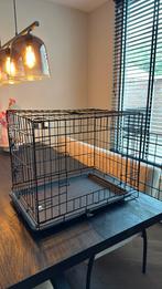 Zwarte bench puppy, Dieren en Toebehoren, Hondenbenches, Ophalen of Verzenden, Zo goed als nieuw