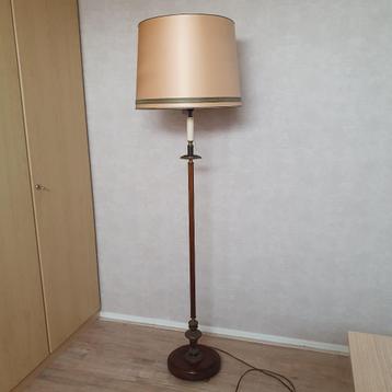 Antiek - Vloerlamp - Staande lamp - Empire stijl - Mahonie beschikbaar voor biedingen
