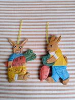 Vintage! Set 2x haas hout Erzgebirge, Diversen, Ophalen of Verzenden