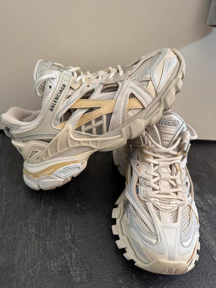 Balenciaga Track Sneakers Maat 37, Kleding | Dames, Schoenen, Zo goed als nieuw, Sneakers of Gympen, Wit, Ophalen of Verzenden