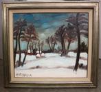 Alfons VERMEIR, Winterlandschap, Antiek en Kunst, Kunst | Schilderijen | Klassiek, Ophalen