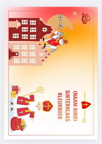 Gepersonaliseerd Sinterklaas Kleurboek beschikbaar voor biedingen