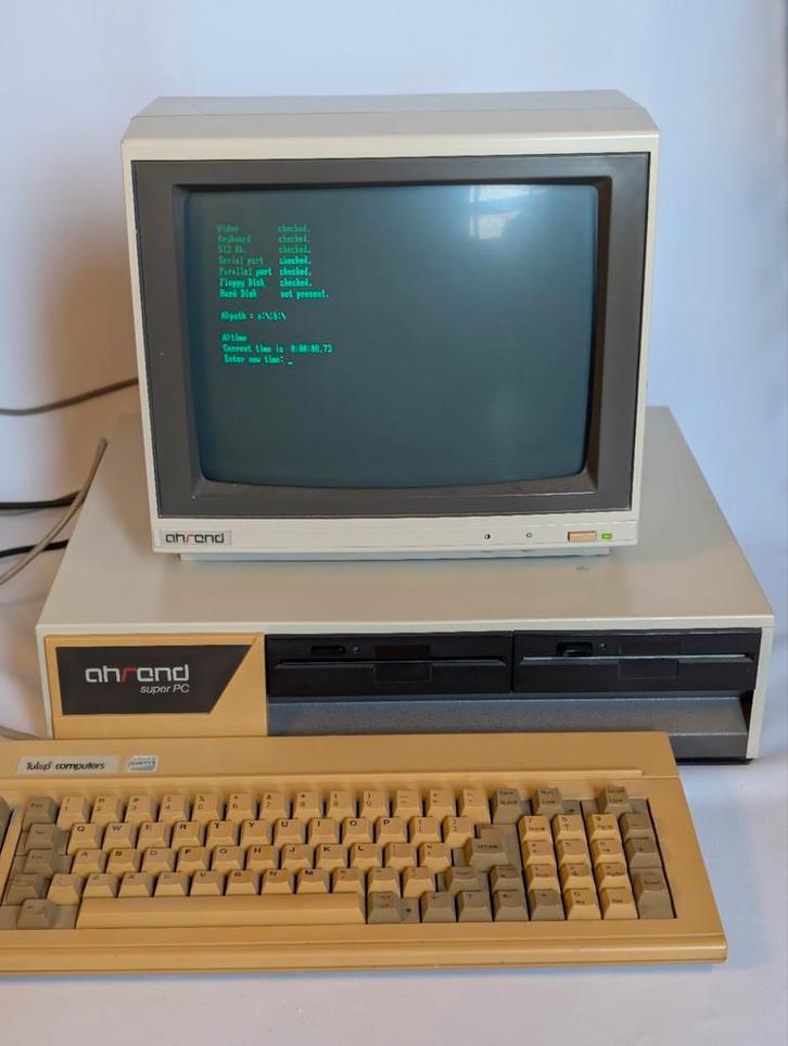 Tulip Compact 1 / Ahrend Super PC – Compudata – Werkend, Computers en Software, Vintage Computers, Ophalen