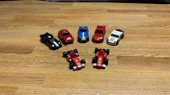 Lego race auto's set, Kinderen en Baby's, Speelgoed | Duplo en Lego, Zo goed als nieuw, Lego, Complete set, Ophalen of Verzenden