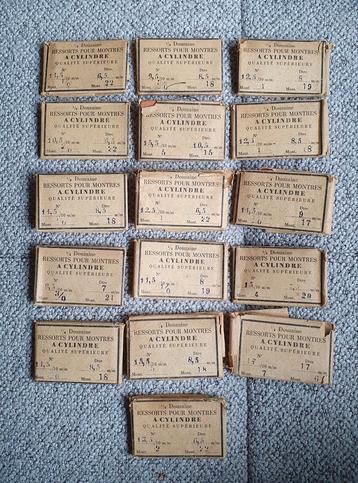 Vintage Horloge Onderdelen - Diverse beschikbaar voor biedingen