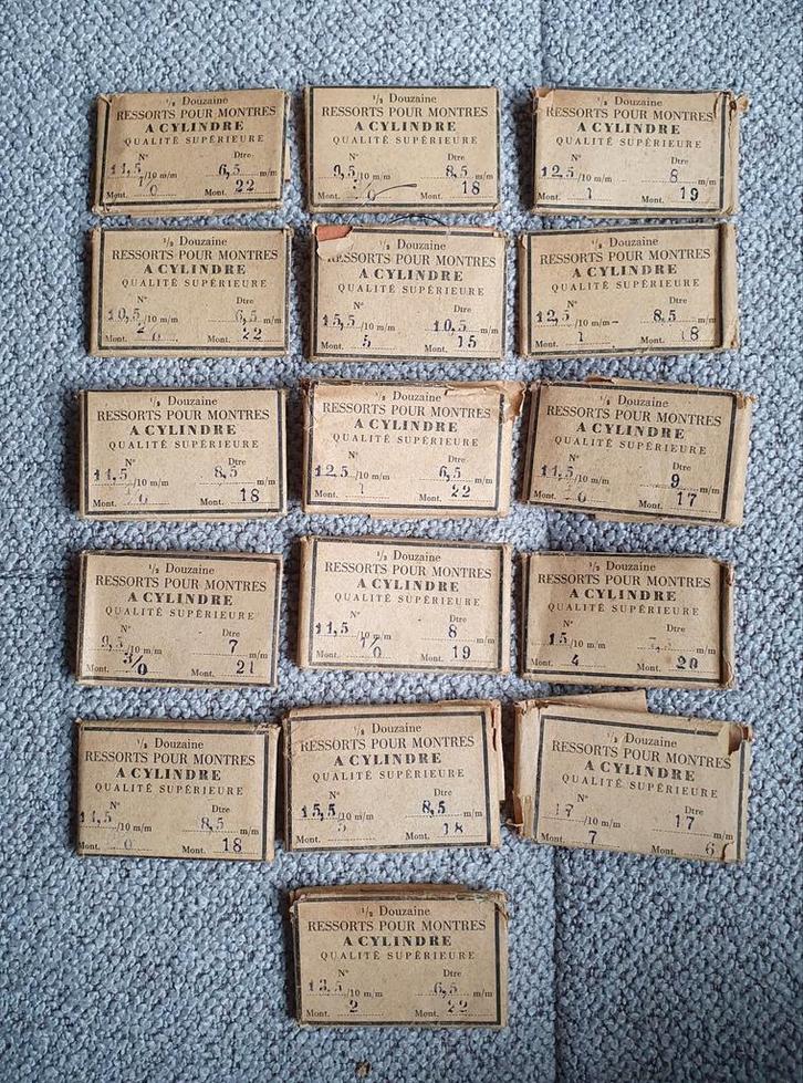 Vintage Horloge Onderdelen - Diverse, Sieraden, Tassen en Uiterlijk, Horloges | Antiek, Zakhorloge, Overige merken, Overige materialen