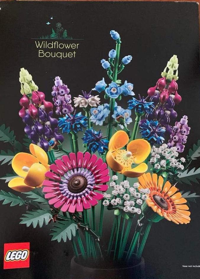 LEGO Icons 10313 Boeket met wilde bloemen, Kinderen en Baby's, Speelgoed | Duplo en Lego, Zo goed als nieuw, Lego, Complete set