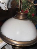Vintage Lamp met Witte glazen Kap, Antiek en Kunst, Antiek | Lampen, Ophalen