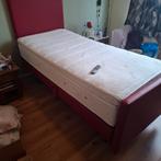 Leder WELLFAIR elektrische boxspring *2.00 bij 90* !, Ophalen of Verzenden, Zo goed als nieuw, Tweepersoons