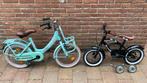 Kinderfietsen 2 stuks 16inch & 12,5inch TEAB!!, Ophalen, Gebruikt, Minder dan 16 inch, Zijwieltjes