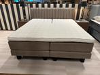 Boxspring Elektrisch 180x200 taupe Direct/Leverbaar E-7264, Huis en Inrichting, Overige kleuren, Ophalen of Verzenden, Mwonenenslapen