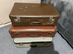 3 Vintage koffers, Ophalen, Gebruikt