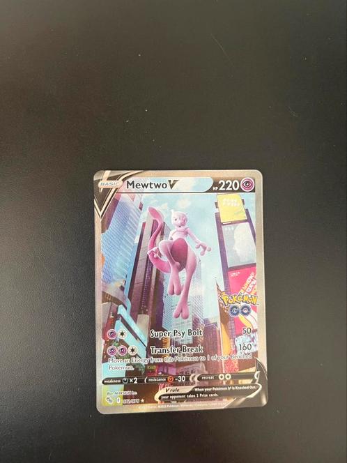 Mewtwo V 072/078, Hobby en Vrije tijd, Verzamelkaartspellen | Pokémon, Zo goed als nieuw, Losse kaart, Foil, Verzenden