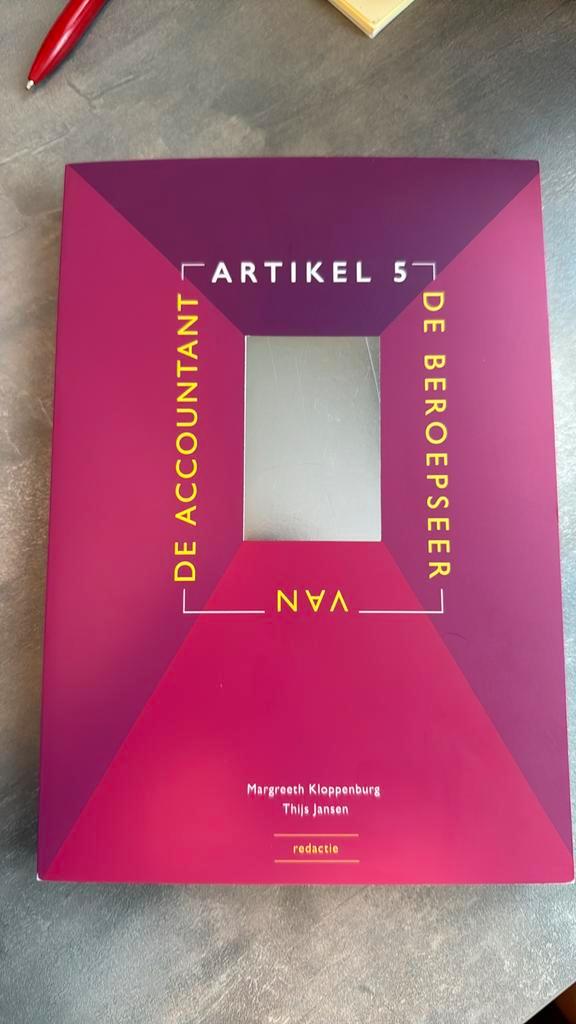 De beroepseer van de accountant  - Margreeth Kloppenburg, Boeken, Economie, Management en Marketing, Zo goed als nieuw, Management