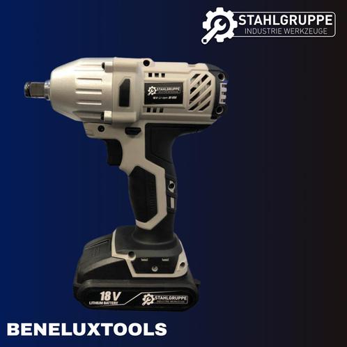 Stahlgruppe Slagmoersleutel! Nieuw! 2 accus!, Doe-het-zelf en Verbouw, Gereedschap | Boormachines, Nieuw, Overige typen, 600 watt of meer