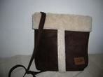 nieuwe bruine uggs schouder tas met bont rand, Ophalen, Nieuw, Bruin, Schoudertasje