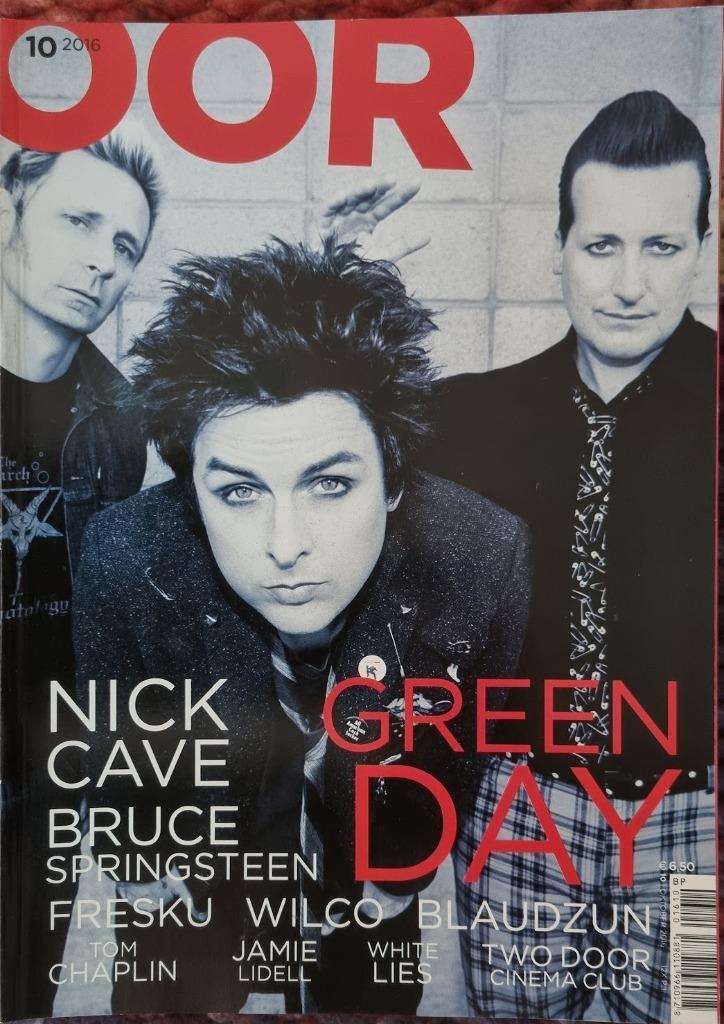 OOR 10-2016 Green Day Cave Springsteen Fresku Wilco Blaudzun, Boeken, Tijdschriften en Kranten, Zo goed als nieuw, Muziek, Film of Tv