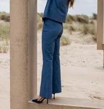 Studio Anneloes Lexie broek denim jeans look travelstof mt L, Blauw, Maat 42/44 (L), Ophalen of Verzenden, Zo goed als nieuw