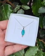 Turquoise Ketting - Echt Zilver, Info@lavicollection.com, Nieuw, Met edelsteen, LAVI