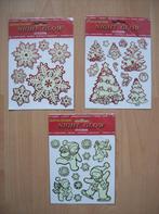 Glow in the dark Night glow stickers - kerst winter 3 vellen, Ophalen of Verzenden, Nieuw, Overige typen