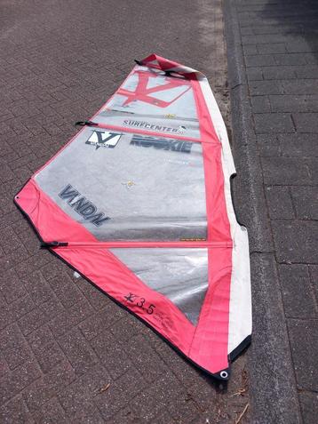 Surfset compleet 3.5 m2 zeil met board F2 beschikbaar voor biedingen