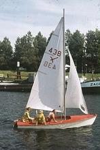 Nette flying arow 5,90 Ophaalzwaard aluminium mast zeilenset, Ophalen of Verzenden, Zo goed als nieuw, Minder dan 15 m²