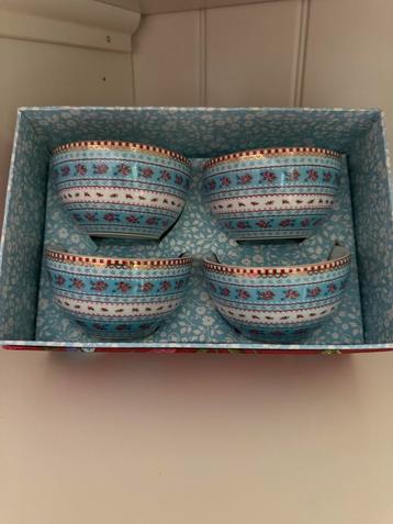 Pip Studio servies 4 kommetjes 9.5 cm nieuw in doos beschikbaar voor biedingen