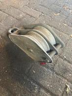 Heavy Duty/ zware katrol met 2 loopwielen - 150mm, Doe-het-zelf en Verbouw, Ophalen of Verzenden, Gebruikt, Handmatig