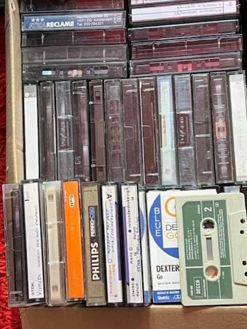 80+ gebruikte cassettes + Philips N5151 + 2 cassette dozen beschikbaar voor biedingen