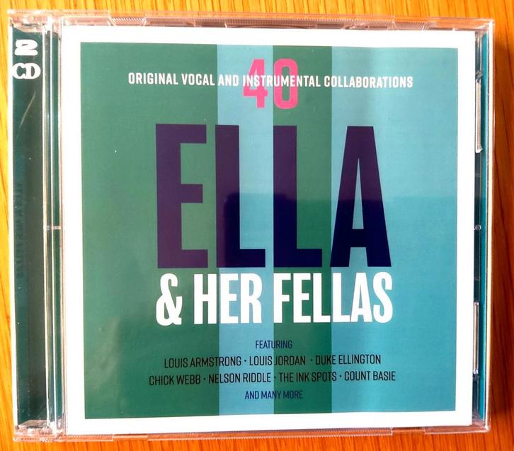 2 CD "Ella & Her Fellas" van Ella Fitzgerald., Cd's en Dvd's, Cd's | Jazz en Blues, Zo goed als nieuw, Jazz, Ophalen of Verzenden