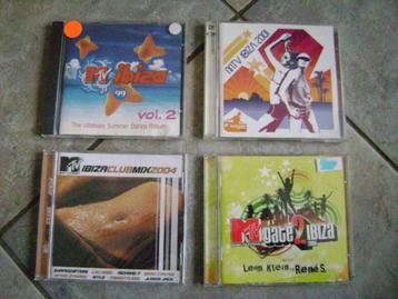 4 mooie MTV Ibiza Dance verzamel cd's beschikbaar voor biedingen