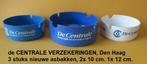 DE CENTRALE VERZEKERINGEN, set van 3 splinternieuwe asbakken, Verzamelen, Ophalen of Verzenden, Nieuw, Gebruiksvoorwerp