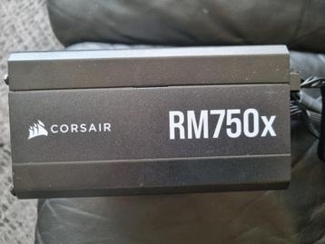Te koop voeding Corsair RM750X /  750Watt volledig modulair beschikbaar voor biedingen