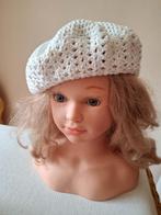 Gehaakte baret/ baretje wit, Ophalen of Verzenden, Nieuw, Meisje