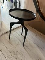 2 Moderne Bijzettafels Gietijzer - VT Wonen, Huis en Inrichting, Tafels | Bijzettafels, Ophalen, Minder dan 45 cm, Minder dan 55 cm