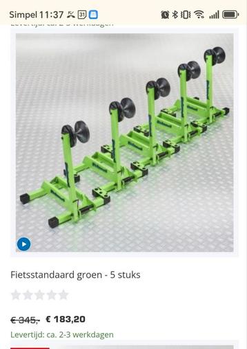 Fietsenrek Daytona oranje kleur nieuw beschikbaar voor biedingen