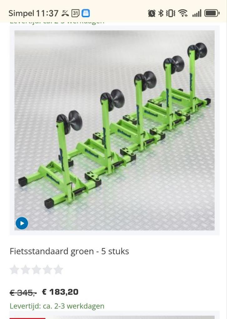 Fietsenrek Daytona oranje kleur nieuw, Fietsen en Brommers, Fietsaccessoires | Fietsenrekken, Nieuw, Ophalen of Verzenden