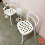 Ikea reidar stoelen (2 stuks), Twee, Wit, ?, Zo goed als nieuw