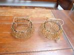 2 vergulde eiermandjes, Antiek en Kunst, Ophalen of Verzenden