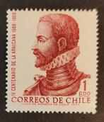 Chili 768 400 jaar Epos La Araucana, Verzenden, Postfris, Zuid-Amerika