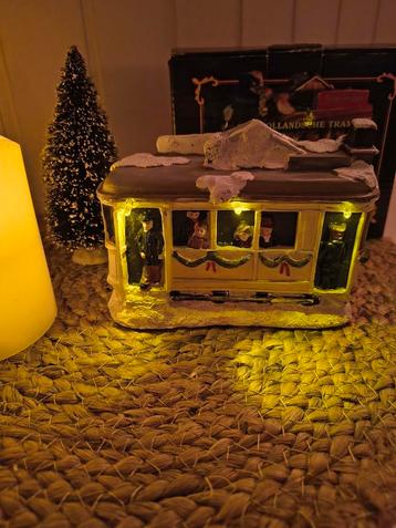 Typisch Hollands Oud Hollandse tram kerstdorp / kersthuisje  beschikbaar voor biedingen