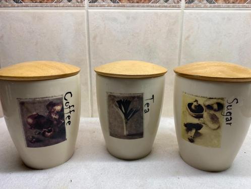 Cloverleaf Voorraad Potten Set (1), Antiek en Kunst, Curiosa en Brocante, Ophalen of Verzenden