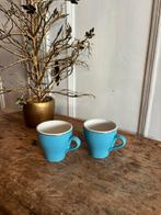 Kopjes espresso blauw goud vintage,zgan, Antiek en Kunst, Ophalen of Verzenden