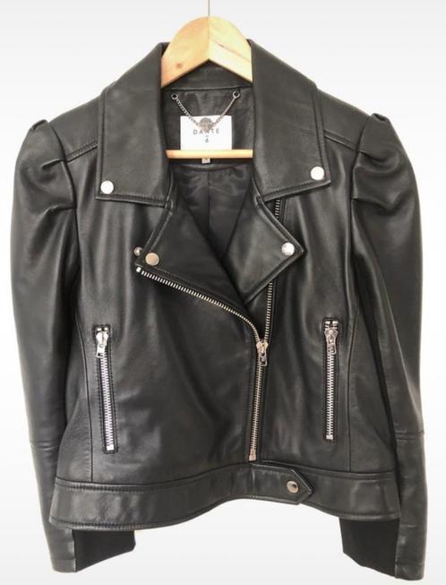 Dante6 leren jasje, Kleding | Dames, Jasjes, Kostuums en Pakken, Zo goed als nieuw, Jasje, Maat 38/40 (M), Zwart, Ophalen of Verzenden