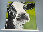 Kunstzinnige koe op canvas, Ophalen of Verzenden