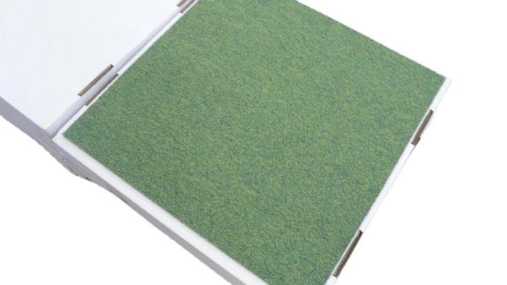 Tapijttegels expona (partij 82) groen gemêleerd 20m2, Huis en Inrichting, Stoffering | Vloerbedekking, Nieuw, Tapijttegels, Groen