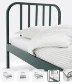 Ijzeren bed stalen, Kinderen en Baby's, Kinderkamer | Bedden, Ophalen, 85 tot 100 cm, Zo goed als nieuw, Lattenbodem