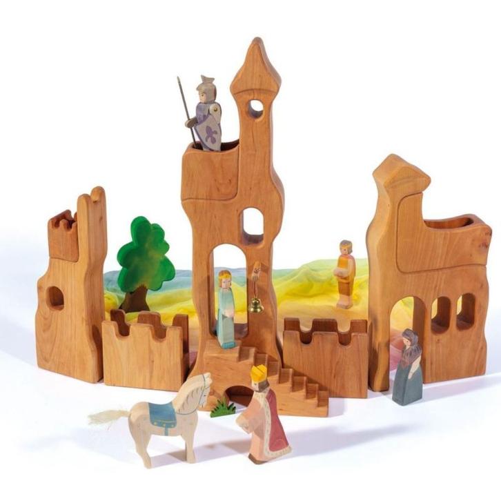 Ostheimer ridder & sprookjes kasteel 25% korting, Kinderen en Baby's, Speelgoed | Houten speelgoed, Nieuw, Overige typen, Verzenden