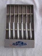 6 Dessertmessen Amefa Apeldoorn in originele doos., Antiek en Kunst, Antiek | Bestek, Ophalen of Verzenden