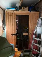 Heerlijke sauna met elektrische saunakachel en saunastenen, Ophalen, Gebruikt, Complete sauna